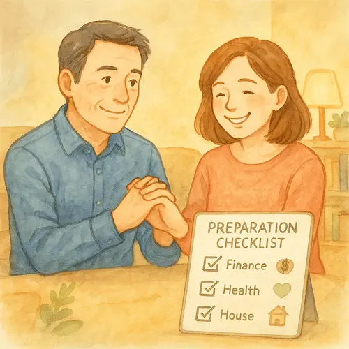 늦은 나이에 결혼하는 커플