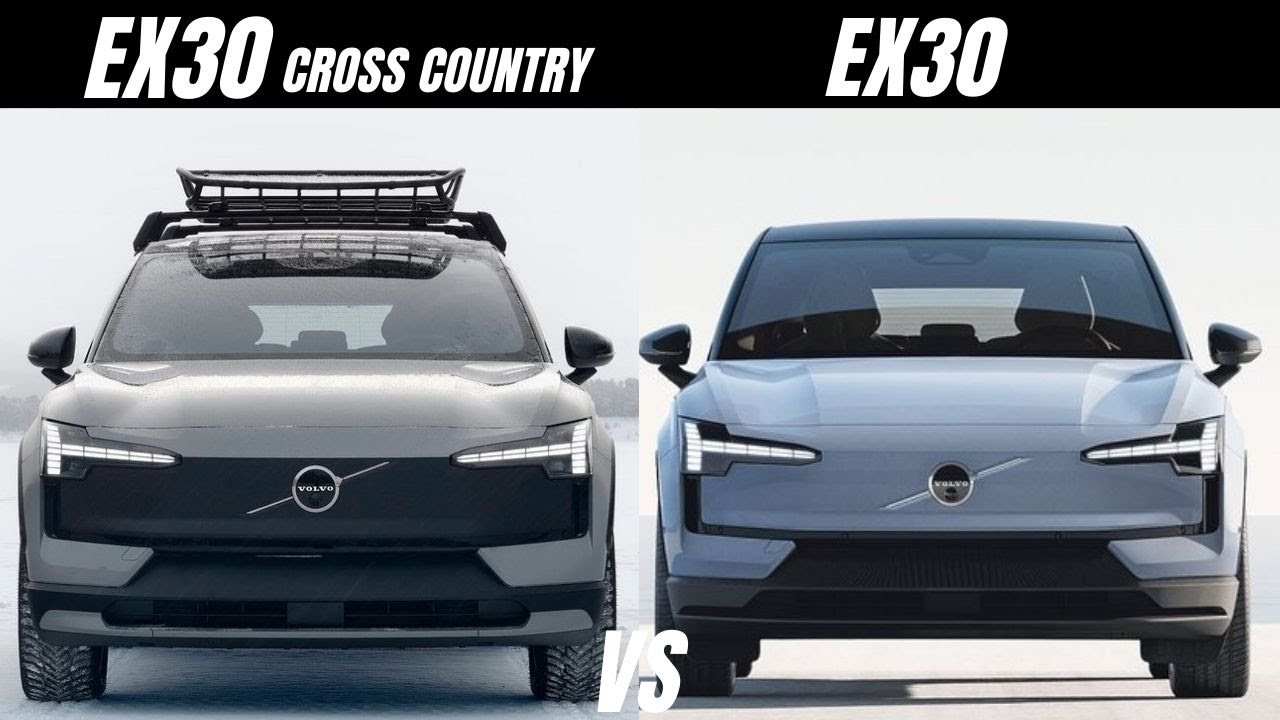 볼보 EX30 크로스 컨트리와 EX30