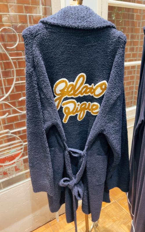 젤라또피케 젤라토피케 유니섹스 베이비 모코 사가라 로고 가운