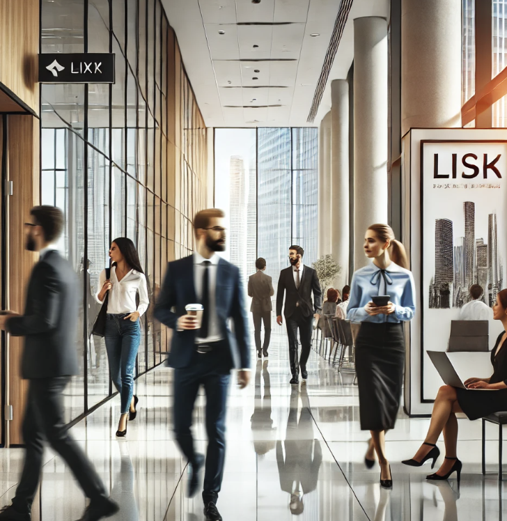 기업들이 열심히 움직이는 사진