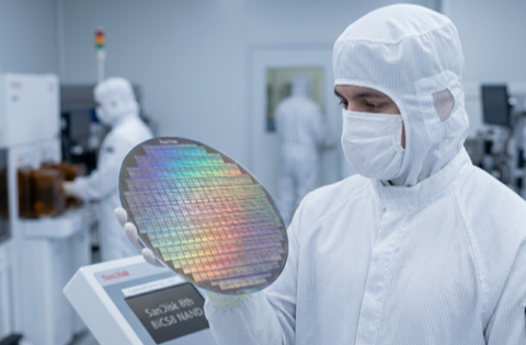 샌디스크 BiCS8 낸드 웨이퍼