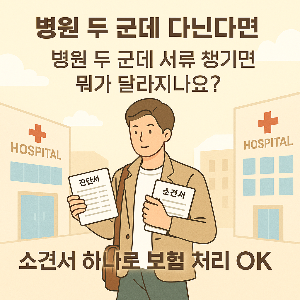 [3편] 병원 두 군데 다닐 때 꼭 챙겨야 할 서류와 절차
