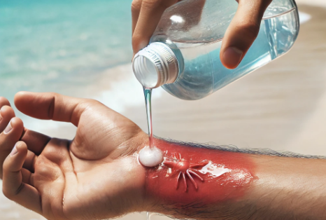 해파리 쏘였을때