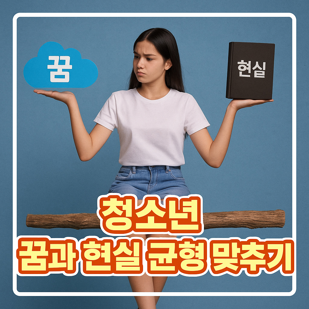 청소년 꿈과 현실 균형 맞추기