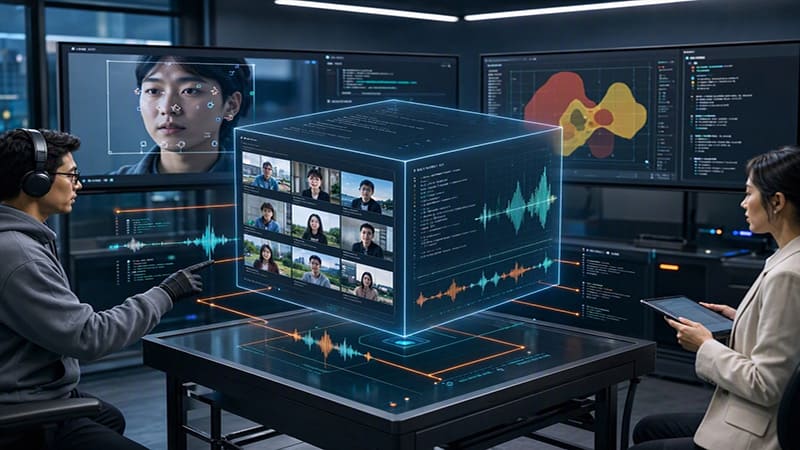 <img src=&rdquo;multimodal-ai-forensics-analysis.jpg &rdquo; alt=&rdquo;영상과 음성 및 문자 정보를 함께 분석하는 멀티모달 AI 탐지 기술&rdquo;>