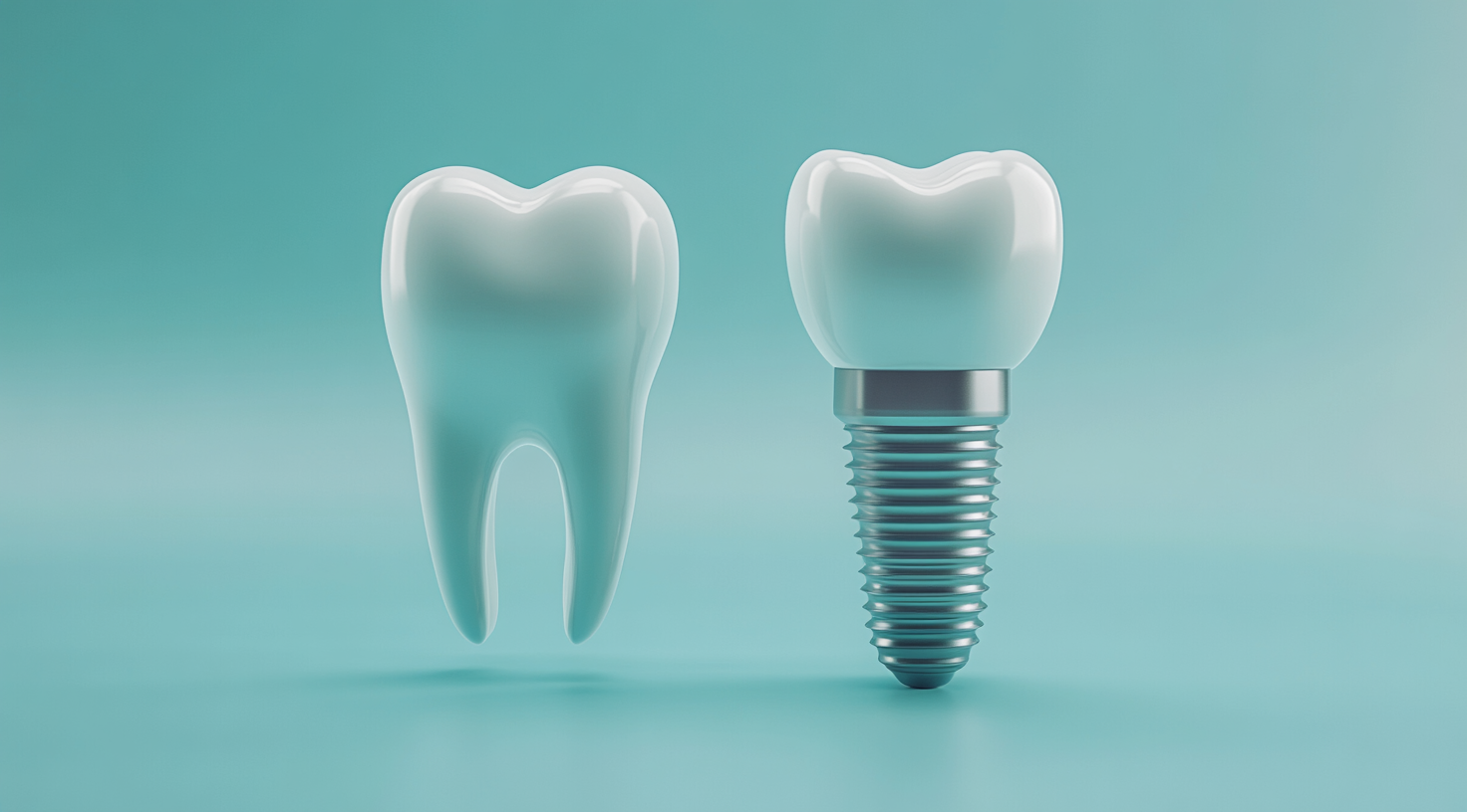 치아 깨짐, 임플란트로 완벽하게 대체