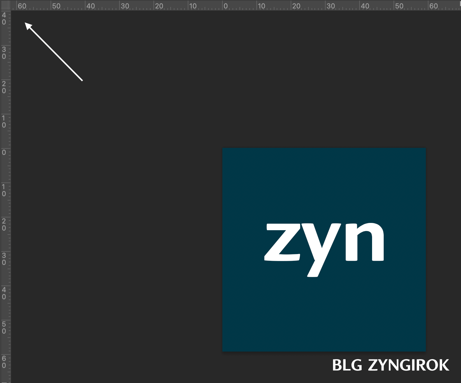 포토샵 자 도구를 켠 모습이다.