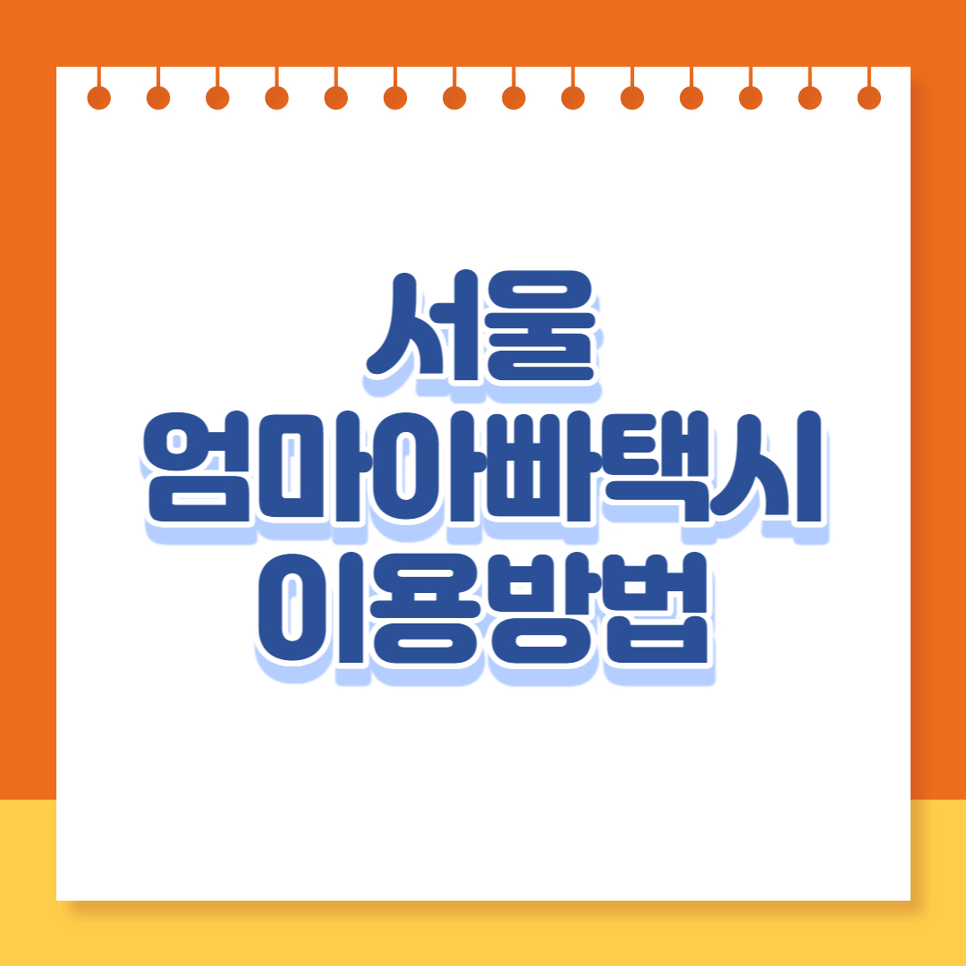 서울엄마아빠택시