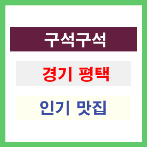 경기 평택 인기 맛집 업소 추천