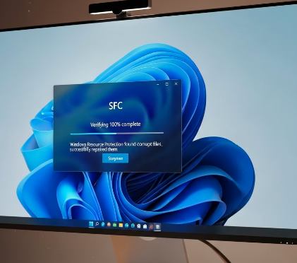 SFC 및 DISM을 이용한 시스템 파일 검사 진행하는 이미지