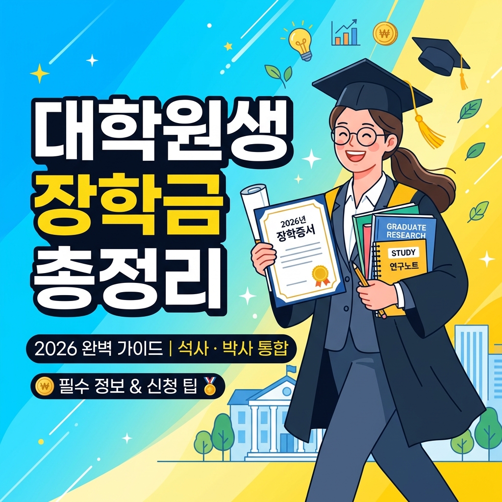2026 대학원생 장학금 BK21 RA TA 연구비 총정리 비교 가이드 썸네일