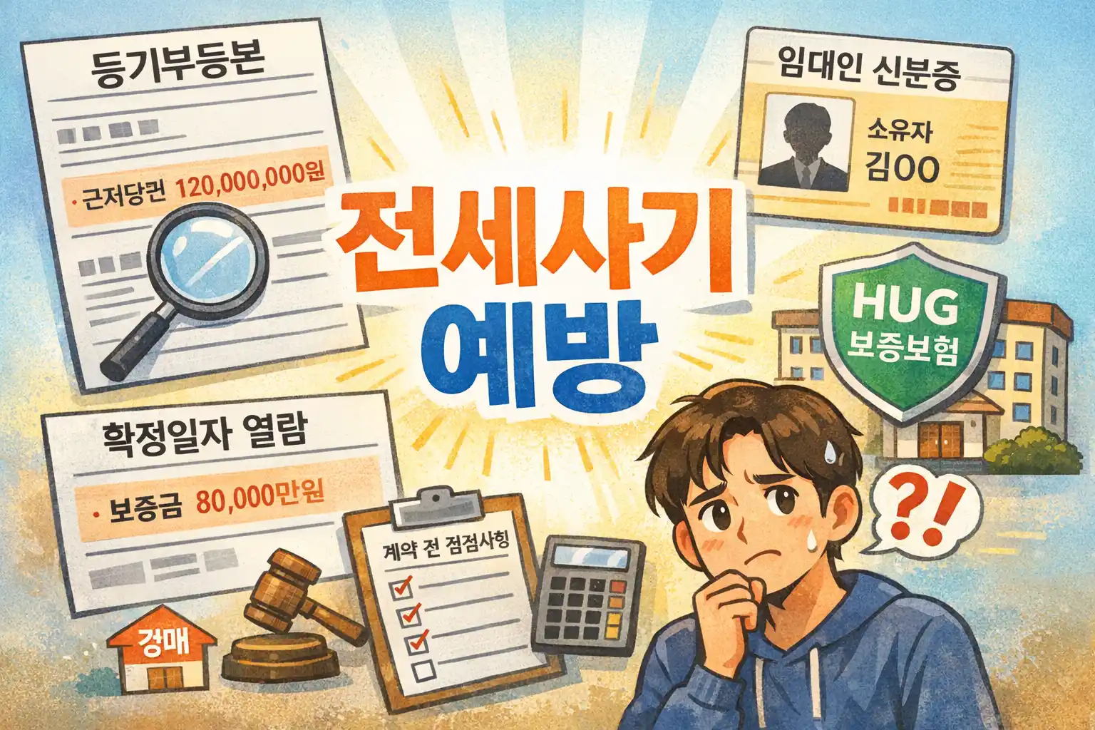 전세사기 피해를 막기 위한 사전 확인 과정