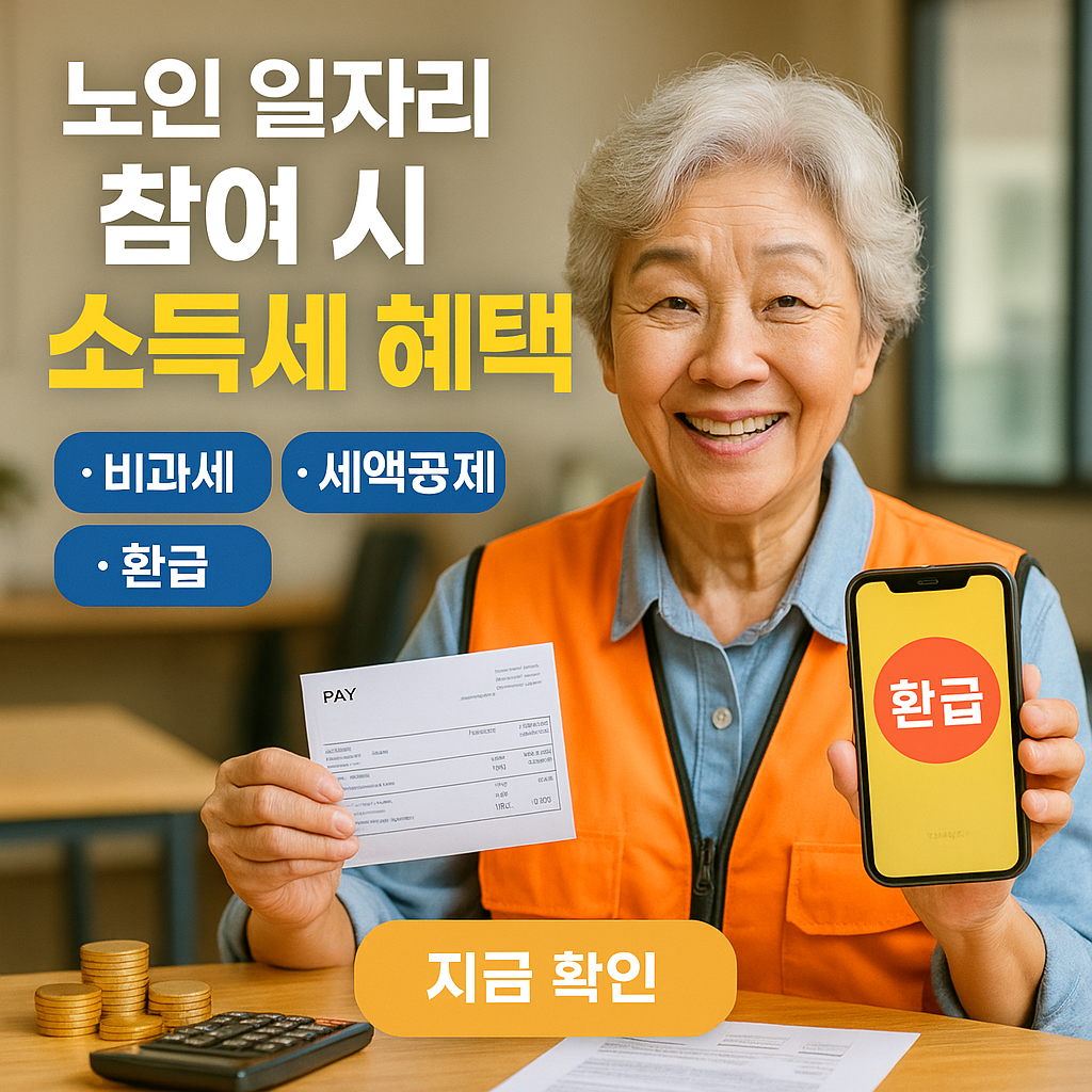 노인 일자리 참여 시 소득세