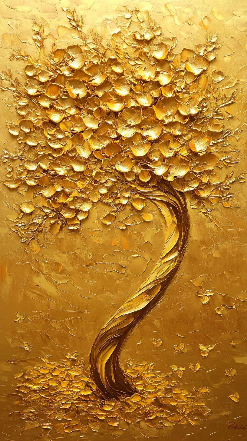 황금-돈나무-그림-돈들어오는-그림,-풍수-그림-액자