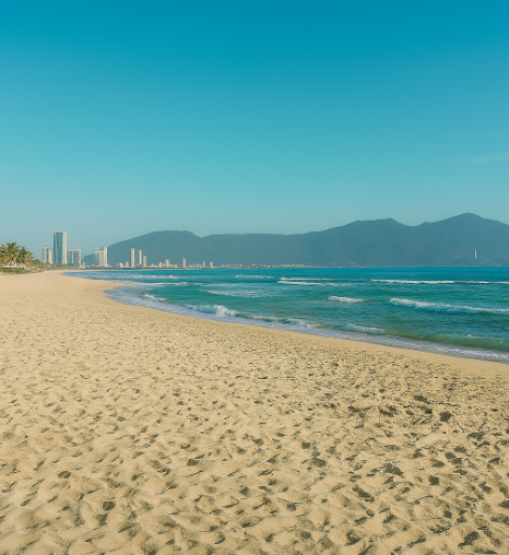 다낭의 미케 비치 풍경