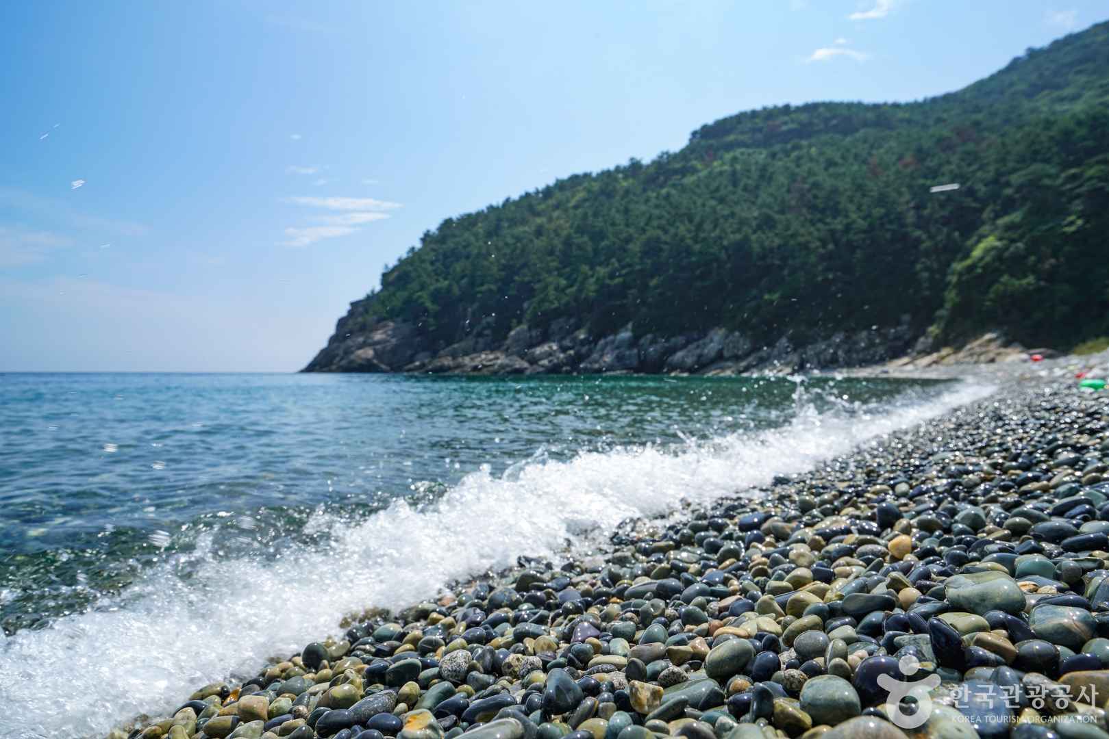 거제 학동흑진주몽돌해변