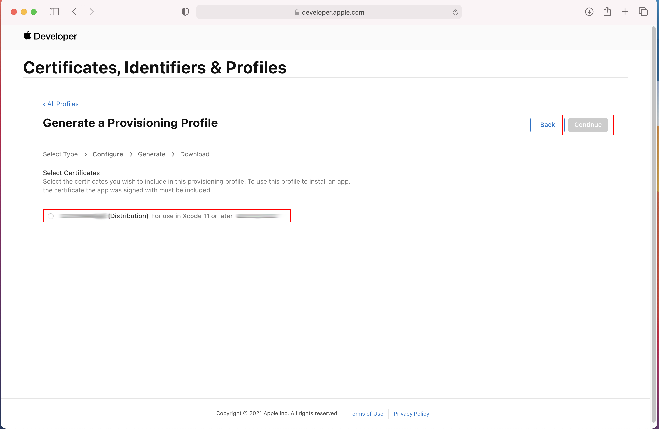 SelectCertificates