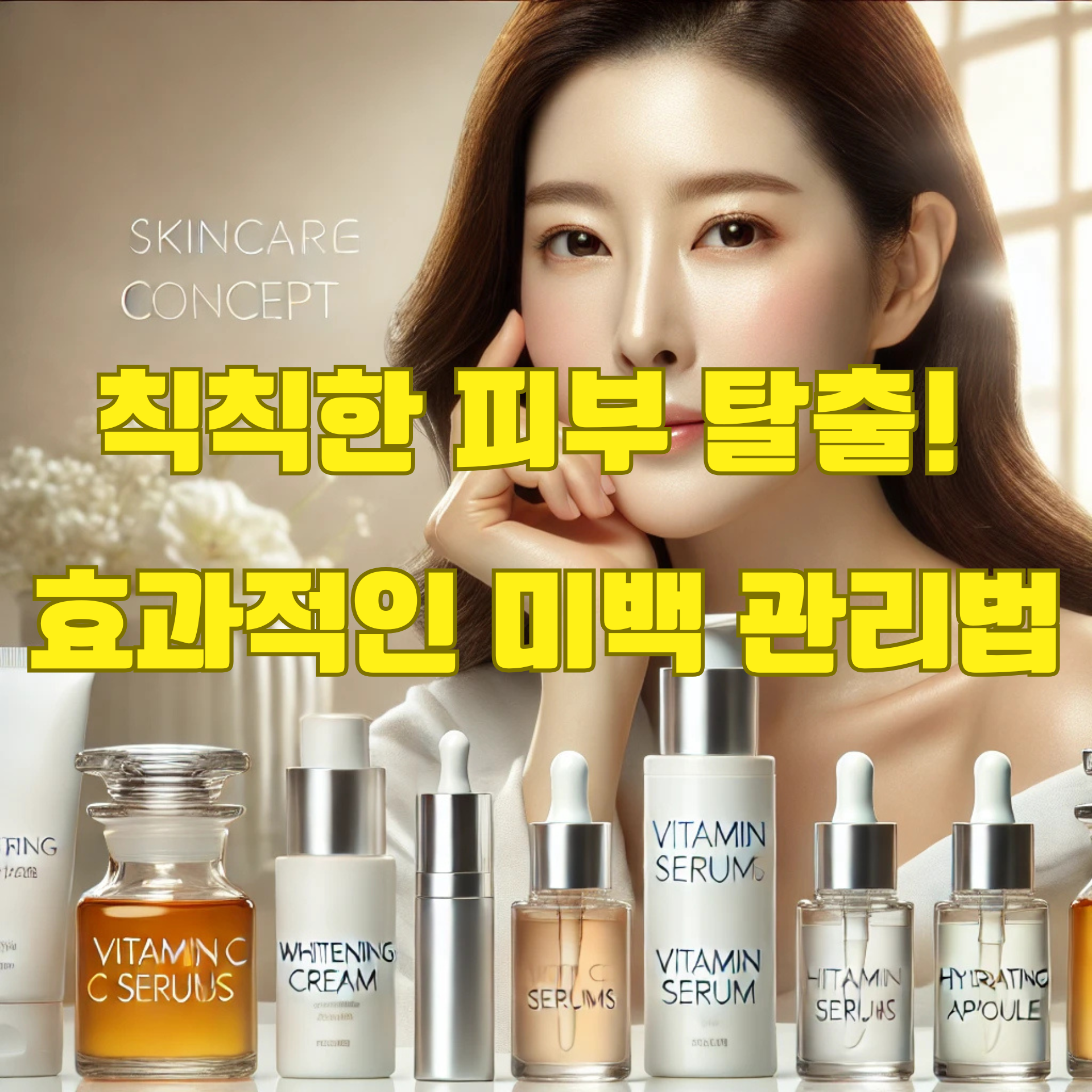 피부 미백과 효과적인 관리법: 깨끗하고 맑은 피부를 위한 가이드