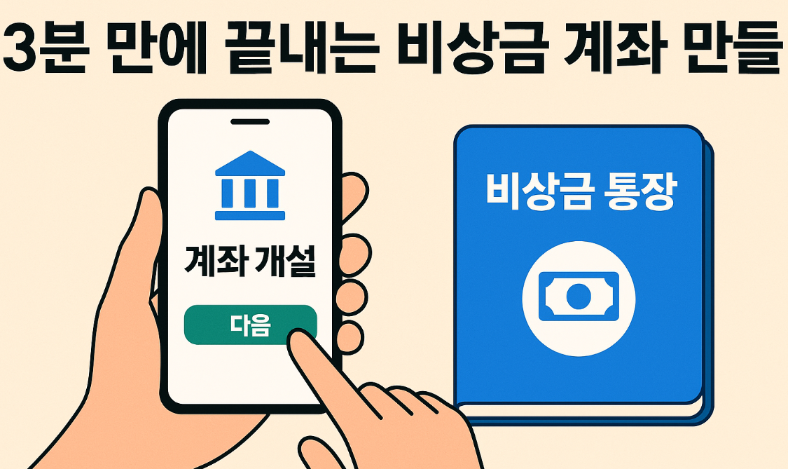 쉽게 만들 수 있는 비상금 계좌
