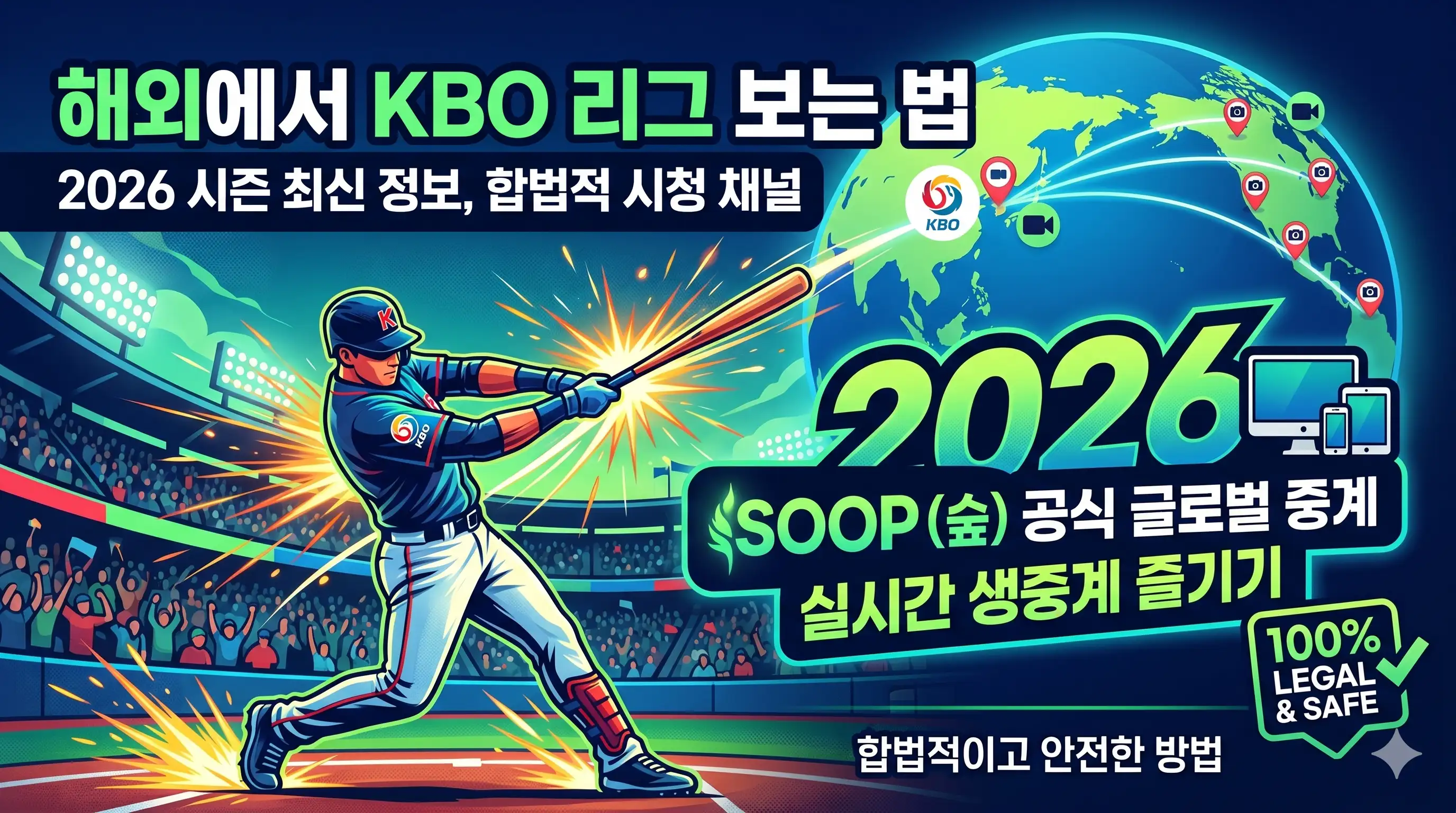 해외에서 KBO 프로야구 보는 방법을 담은 글의 썸네일