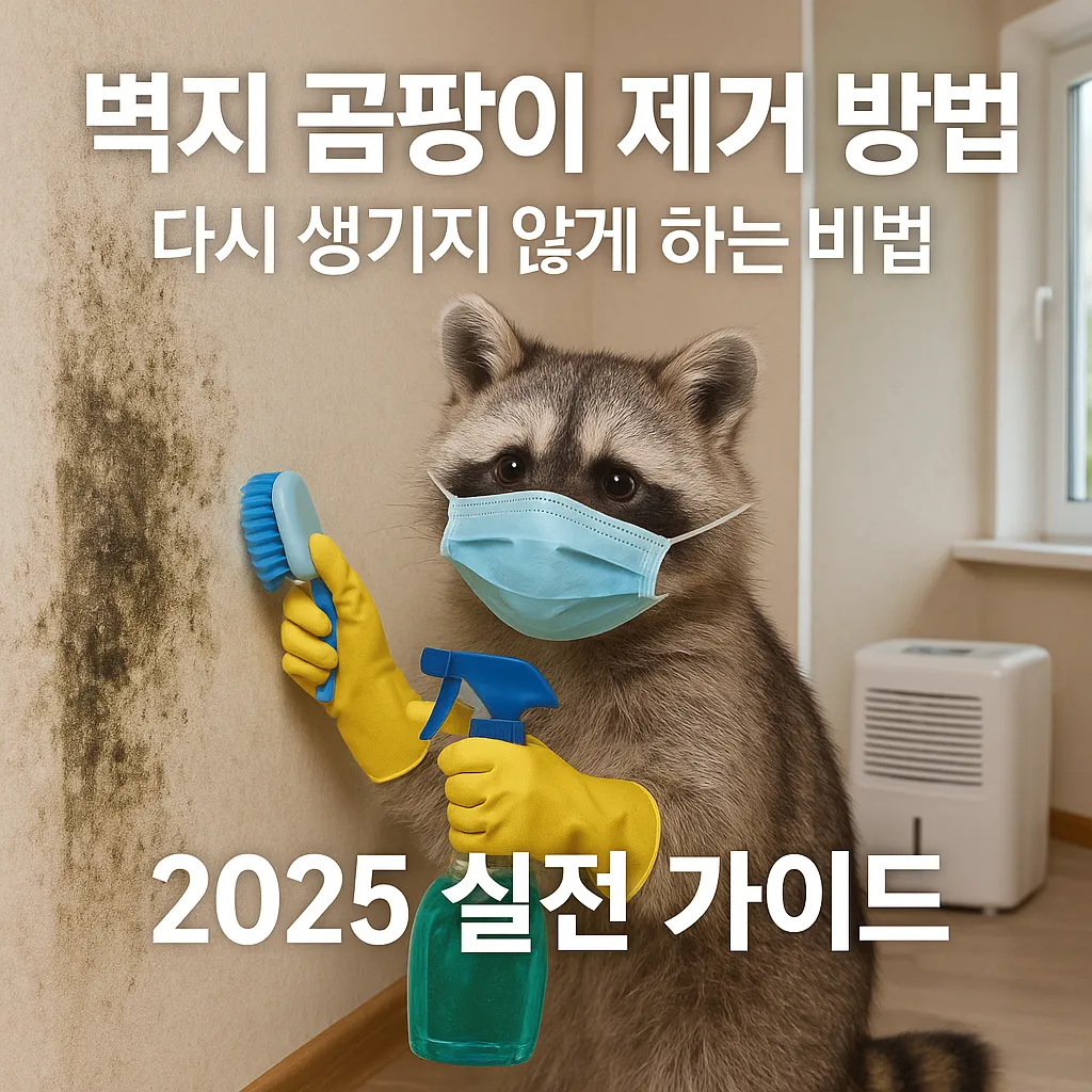 벽지 곰팡이 제거 방법과 다시 생기지 않게 하는 비법