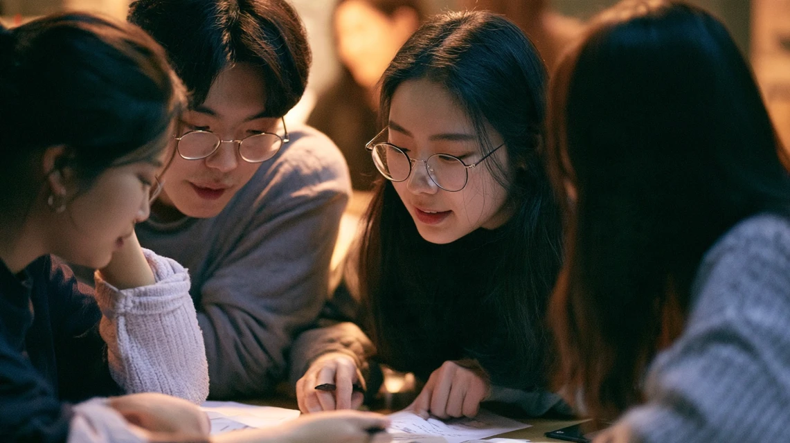 투자 실패담을 나누며 공감하는 스터디 모임원들