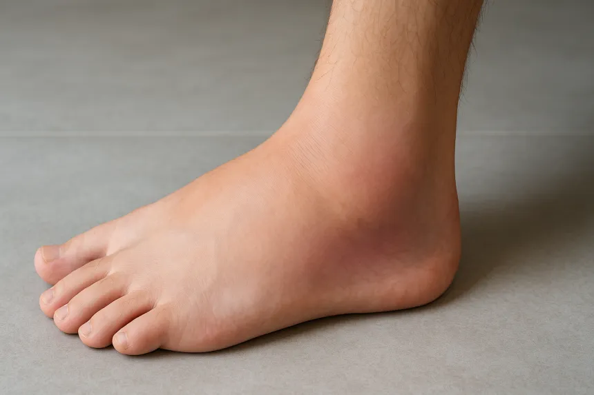 발목 접질렀을때 붓는 이유