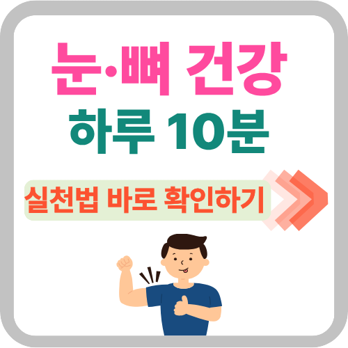 눈뼈건강습관