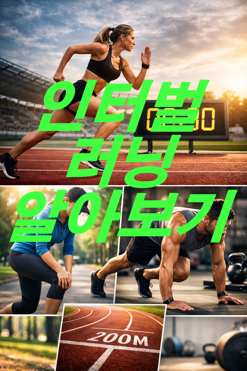 인터벌 러닝에 대해 알아보기 인터벌 러닝 하는 방법