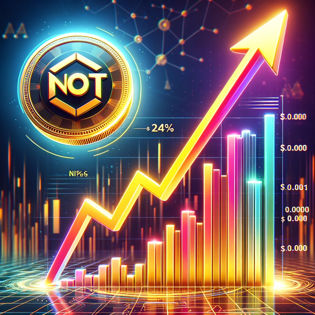 NOT은 24시간 동안 24% 이상 상승했으며 현재 $0.0063으로 보고