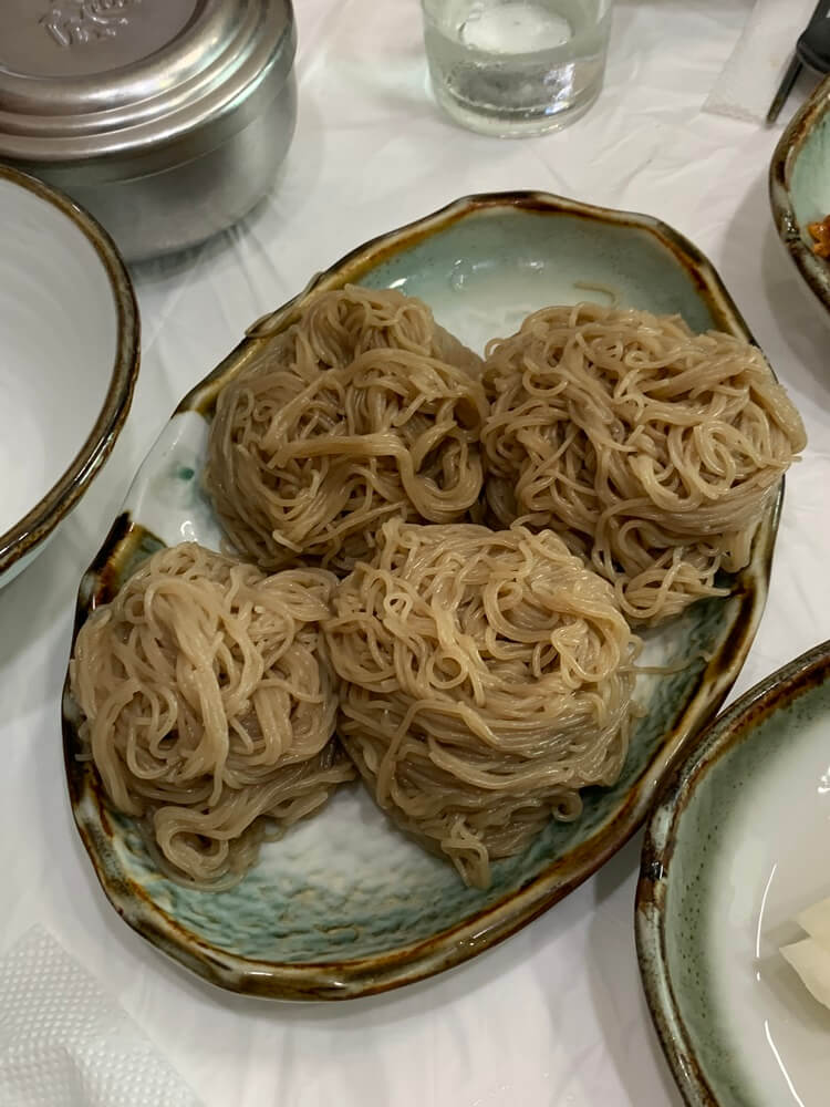 냉면 사리