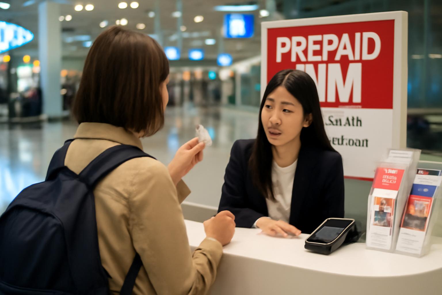 공항 유심교체 시간
