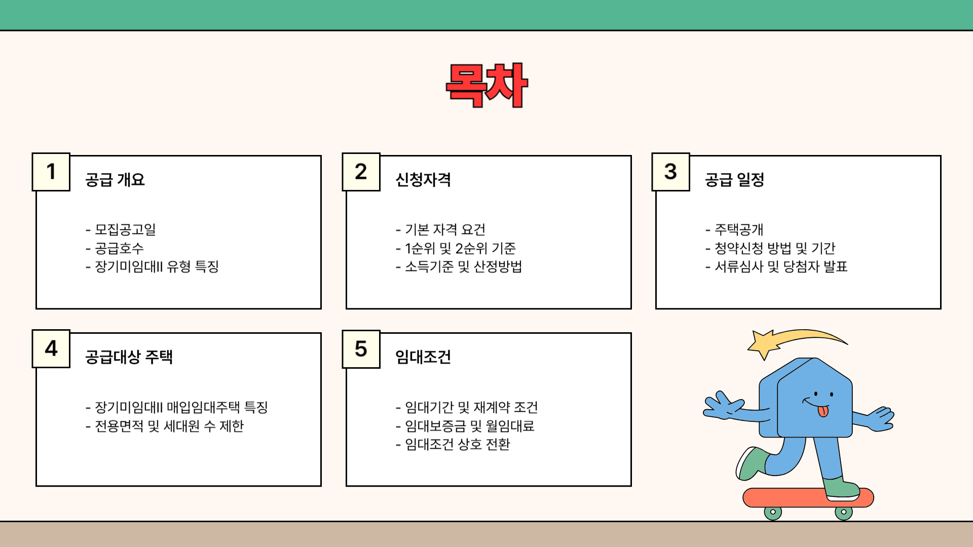 장기미임대 매입임대주택 입주자 모집공고 안내