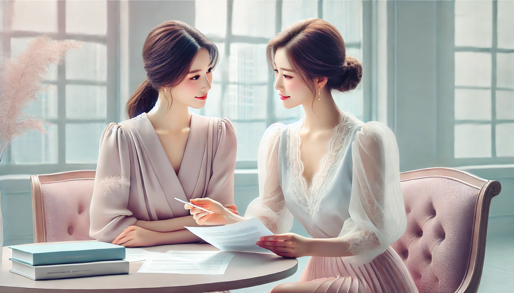 금융분쟁 해결 당사자간 화해계약 내용 확인하는 이미지