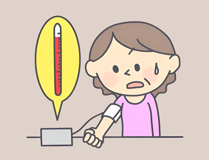 고혈압으로-놀라는-여성