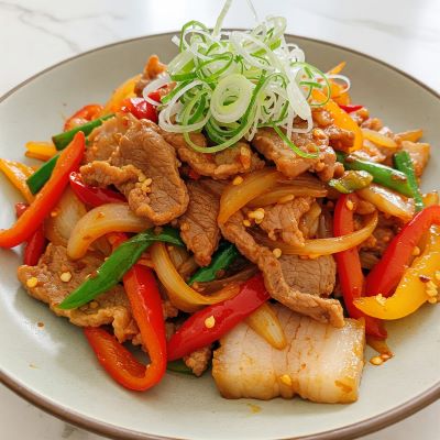 돼지고기 채소볶음