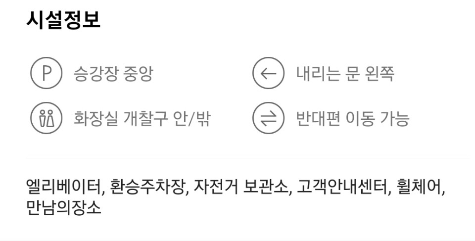 사당역 시설 정보