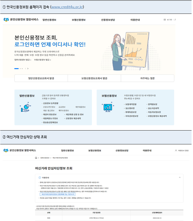 보이스피싱 막는 가장 확실한 방법|여신거래 안심차단 서비스 총정리