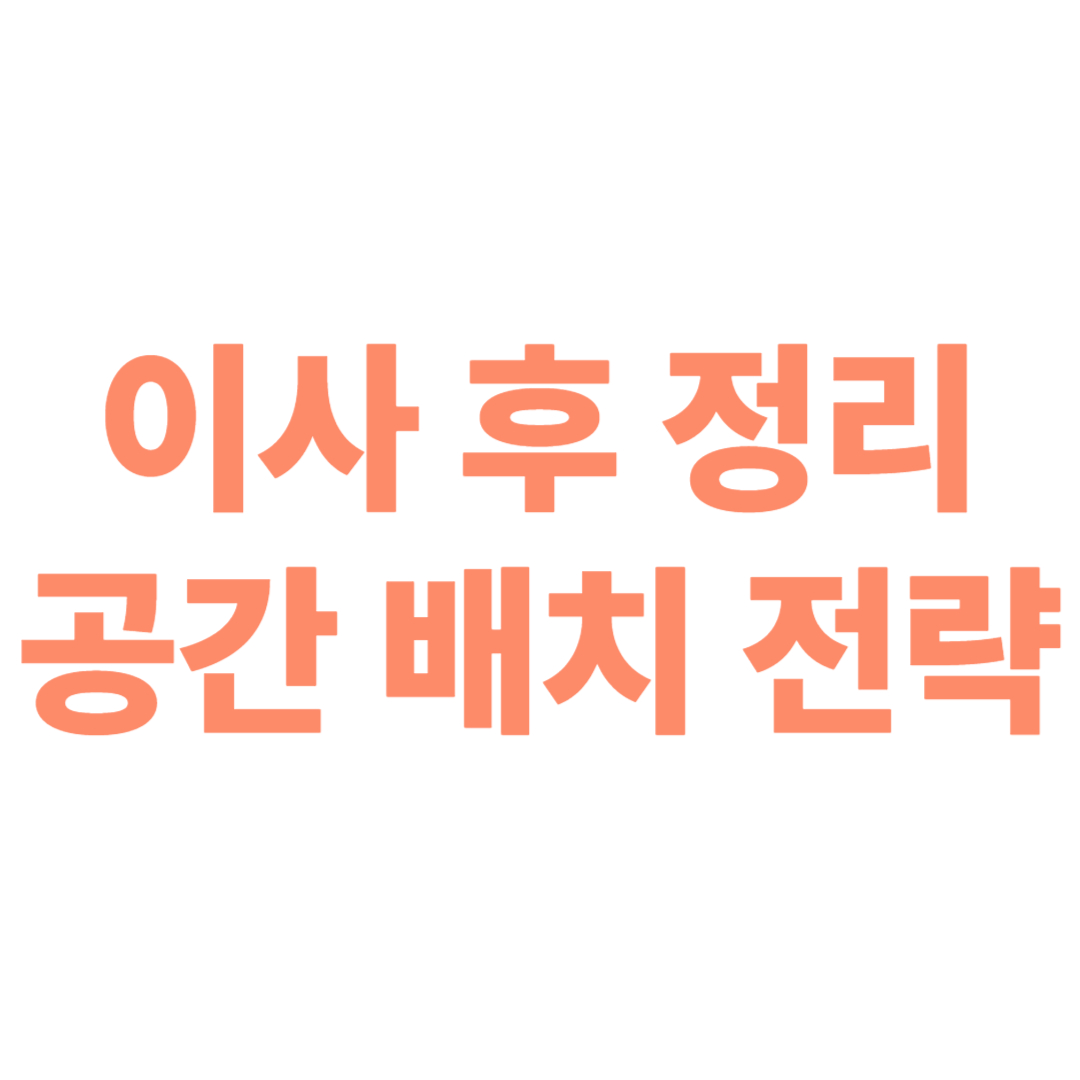 이사 후 바로 정리되는 공간 배치 전략 – 처음부터 깔끔하게 사는 법