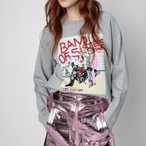 쟈딕앤볼테르 쟈딕앤볼테르 바이크 라운드 맨투맨 티셔츠