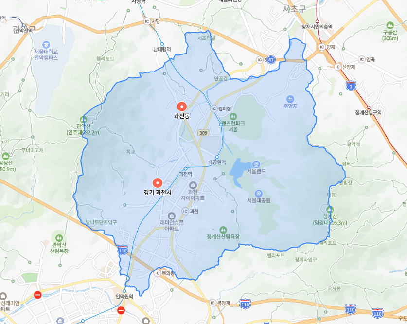 과천이 4년 연속 '살기 좋은 도시' 1위인 이유