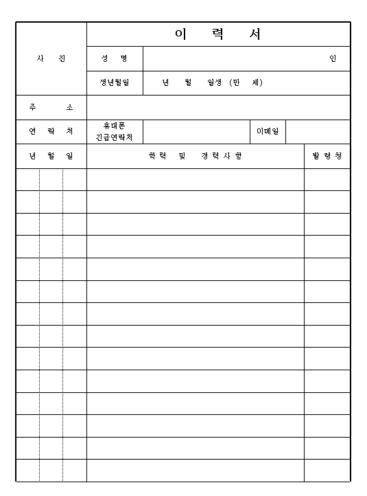 알바몬-아르바이트-이력서
