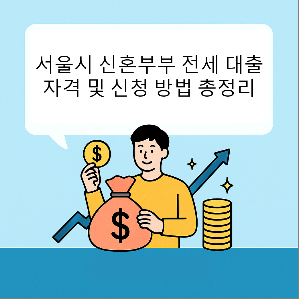 서울시 신혼부부 전세 대출 자격 및 신청 방법 총정리