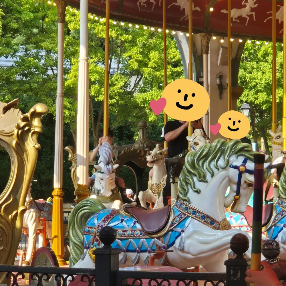 에버랜드 회전목마