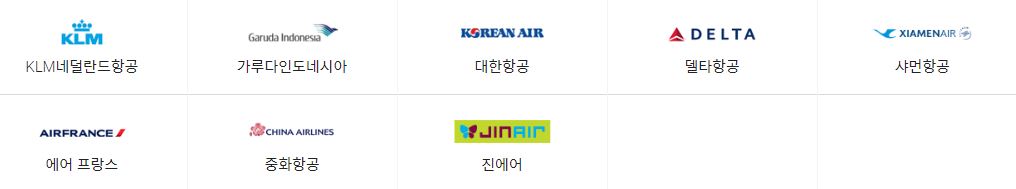 인천공항 제1여객터미널 항공사 안내