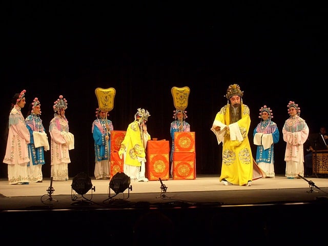 중국 연극 사진