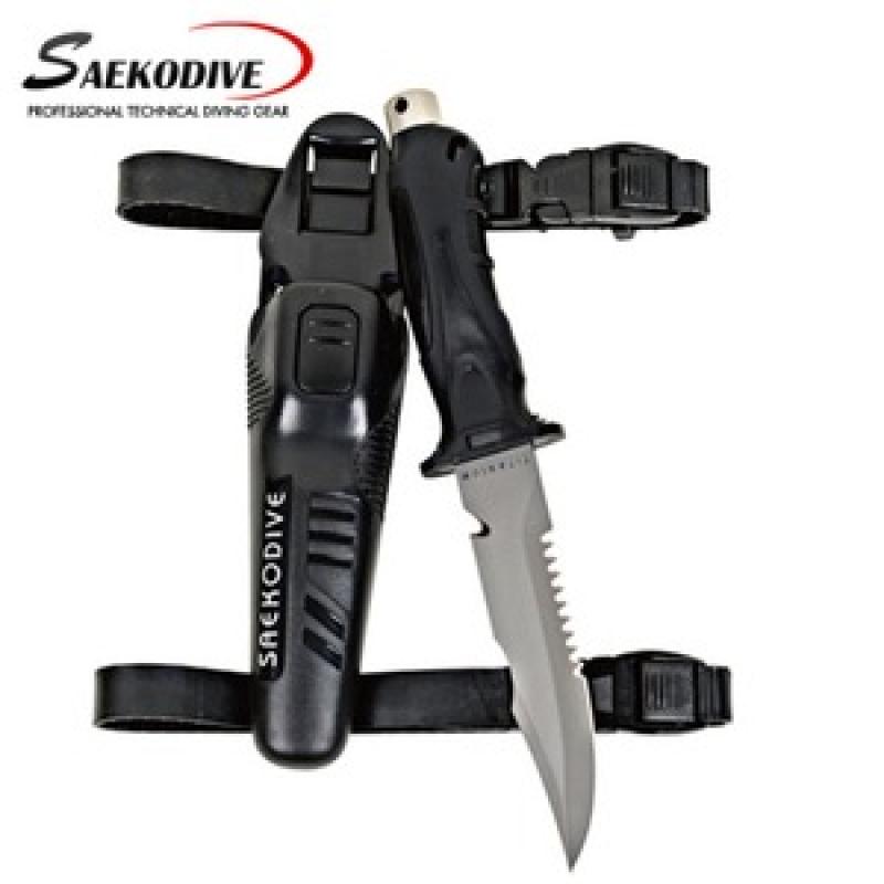 세코다이브 다이빙 칼 해머 티타늄 나이프 3113TK