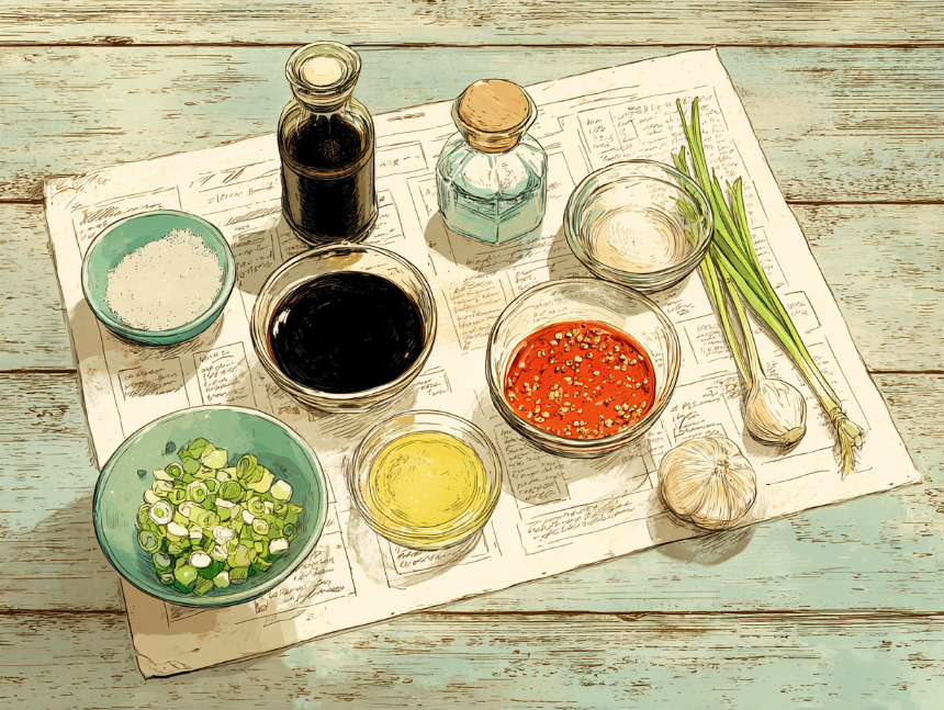 참소스 완벽하게 만드는 방법