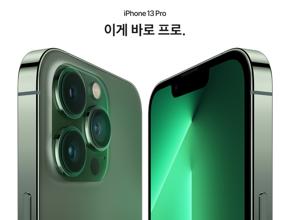 아이폰13 프로 & 맥스 알파인 그린