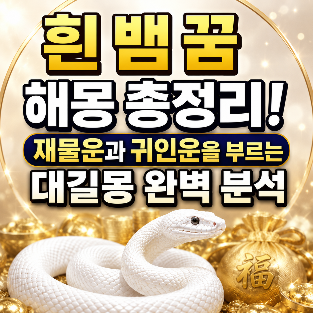 흰 뱀 꿈